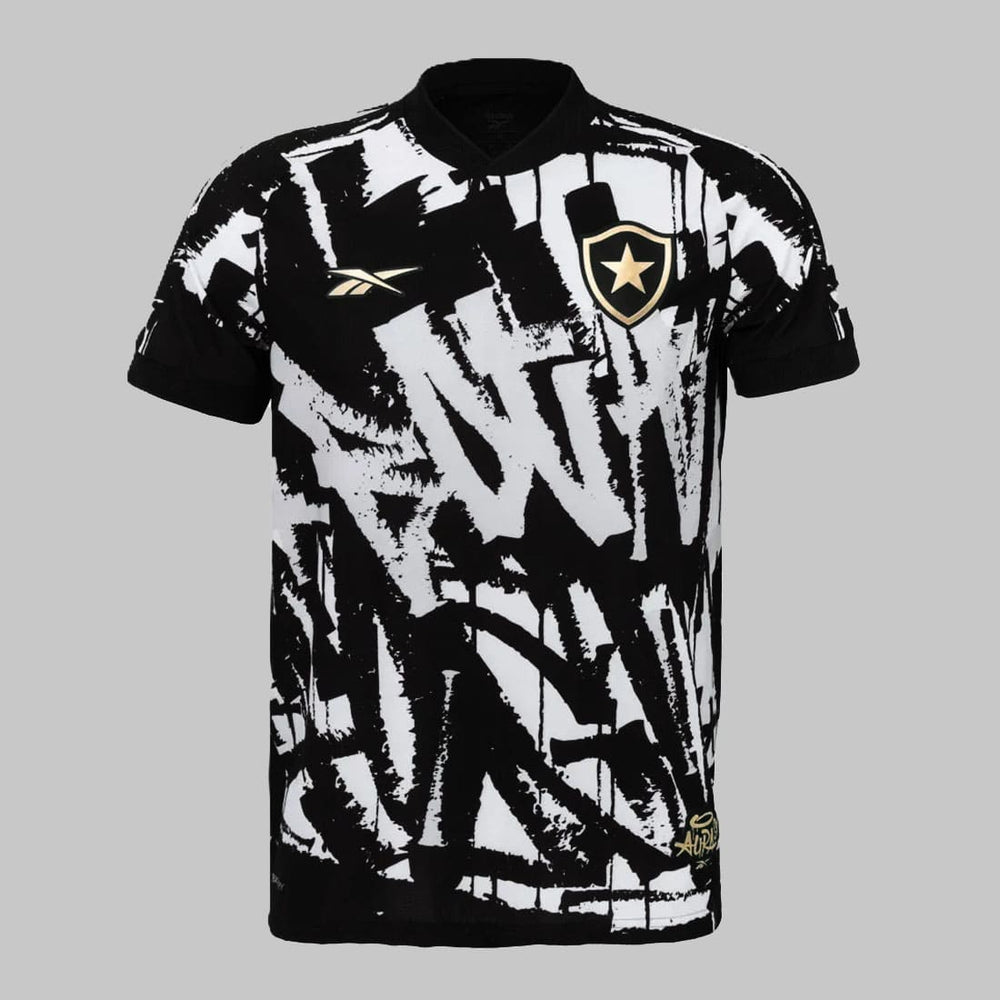 Camisa Botafogo Fourth 25/26 torcedor masculina preta – vista frontal