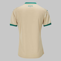 Costas da camisa Palmeiras III 24/25 feminina dourada