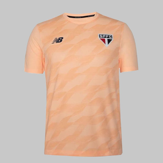 Frente da Camisa São Paulo Treino 24/25 Masculina na cor preta