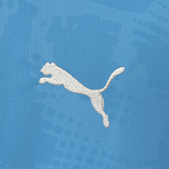 Detalhe do logo Puma na camisa de goleiro Palmeiras 2025