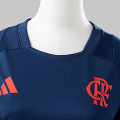 Camisa Flamengo Treino Tocedor Feminina - Azul Marinho