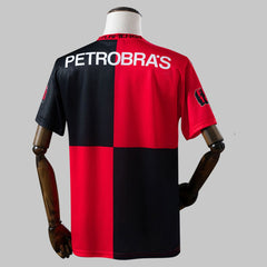 Camisa Flamengo I Retrô 1995 Masculina - Preto+Vermelho