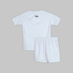 Kit Santos Infantil Home 25/26 branca vista traseira