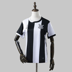 Camisa Corinthians III 24/25 Feminina - Branco+Preto