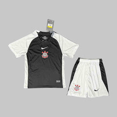 Kit Infantil Corinthians II 25/26 - Preto+Branco