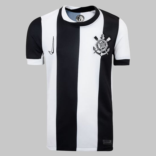 Camisa Corinthians 24/25 III Masculina - Branco+Preto