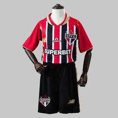Kit Infantil São Paulo II 25-26 - Branco+Vermelho