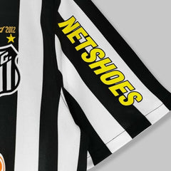 Camisa Santos II Retrô 2012 Masculina - Preto+Branco