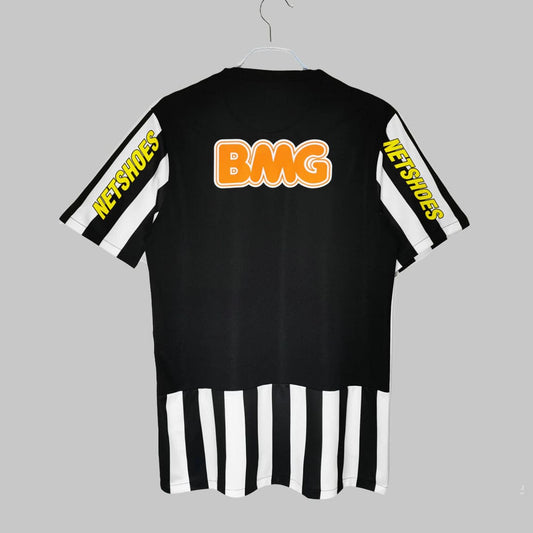 Camisa Santos II Retrô 2012 Masculina - Preto+Branco