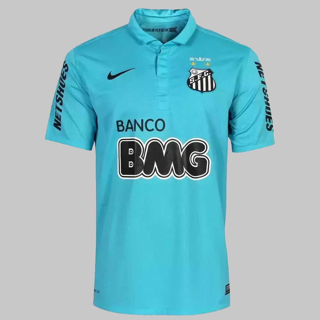 Camisa Santos III Retrô 11/12 Masculina - Azul