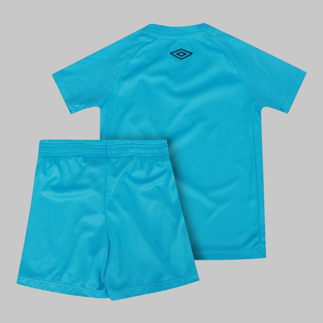 Camisa Infantil Santos III 25/26 Azul com escudo bordado no peito