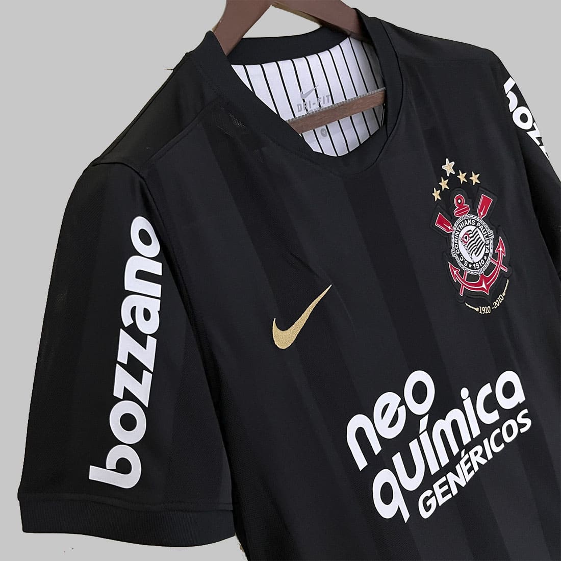 Camisa Corinthians Retrô 2010 Masculina - Preto