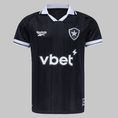 Frente da Camisa Botafogo II 25/26 Torcedor Masculina na cor preta
