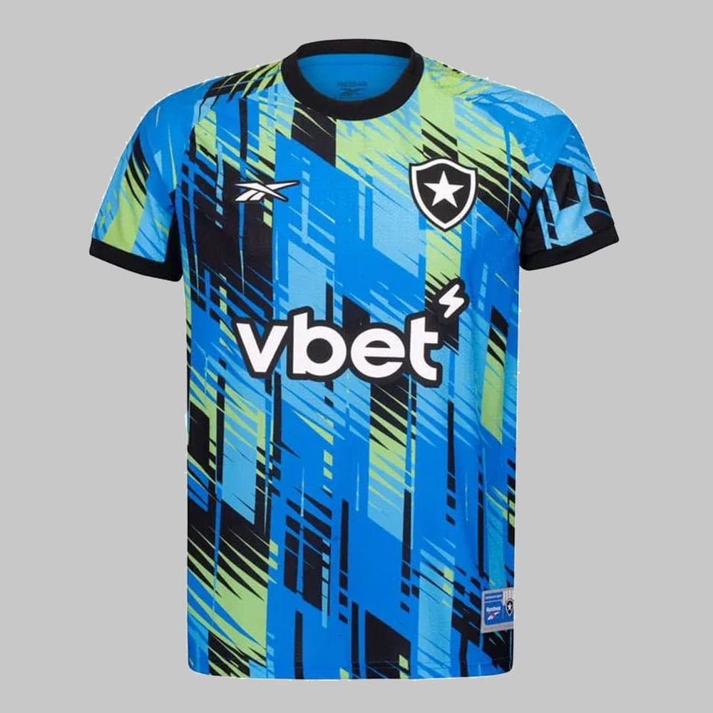 Frente da Camisa Botafogo Goleiro 25/26 azul da coleção Aura 90