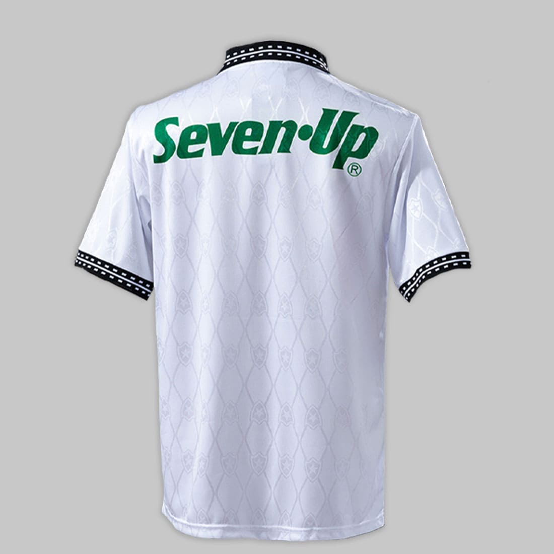 Costas da Camisa Botafogo II Retrô 1995 branca modelo alternativo