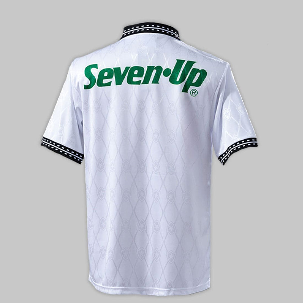 Costas da Camisa Botafogo II Retrô 1995 branca modelo alternativo