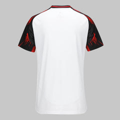 Camisa Flamengo II 25/26 Torcedor masculina branca – vista traseira.