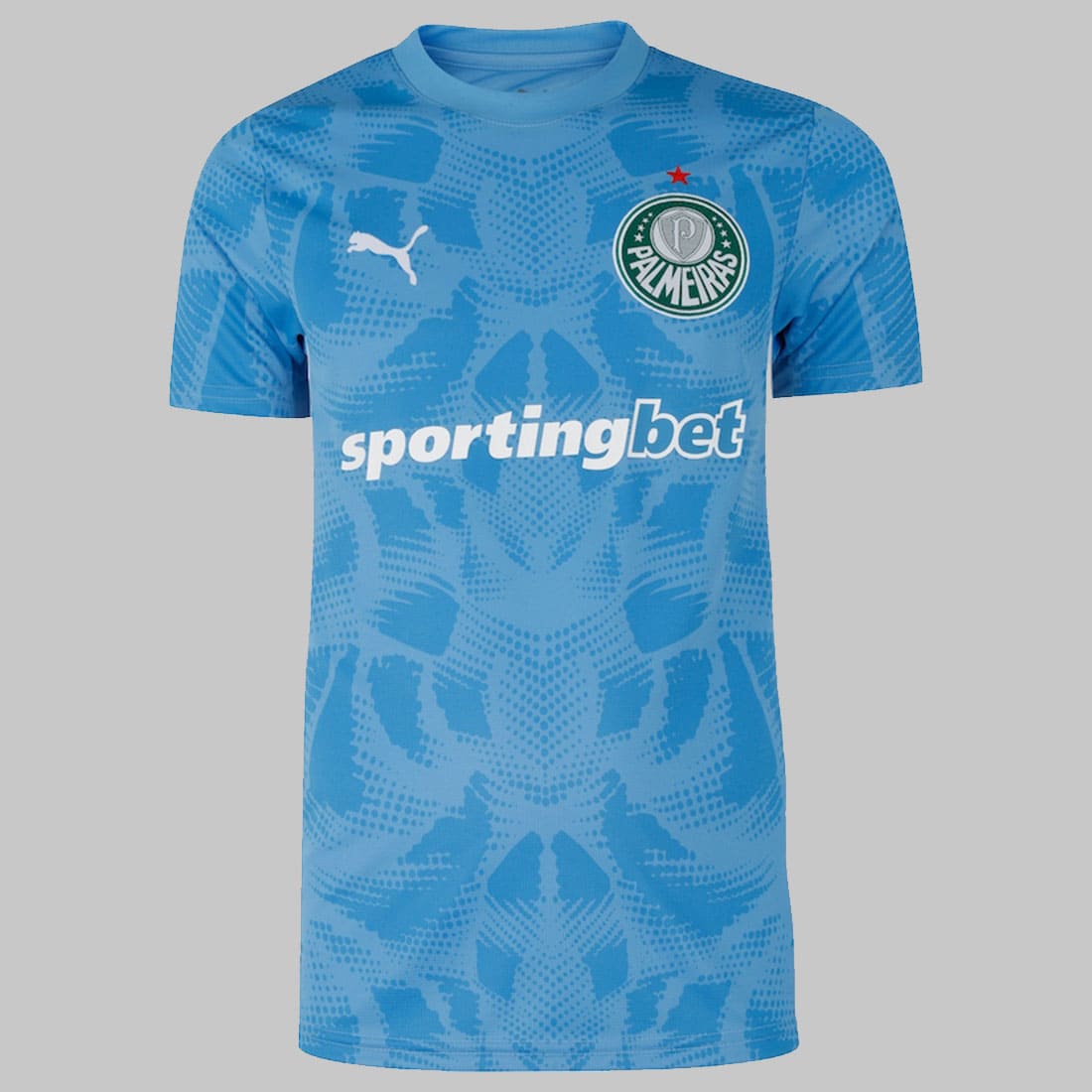 Frente da camisa de goleiro Palmeiras 2025 masculina