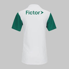 Camisa Palmeiras Away 2025 masculina vista por trás – detalhes do modelo branco.