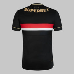 Costas da Camisa São Paulo III 25/26 masculina na cor preta