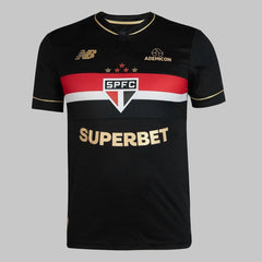 Frente da Camisa São Paulo III 25/26 masculina na cor preta