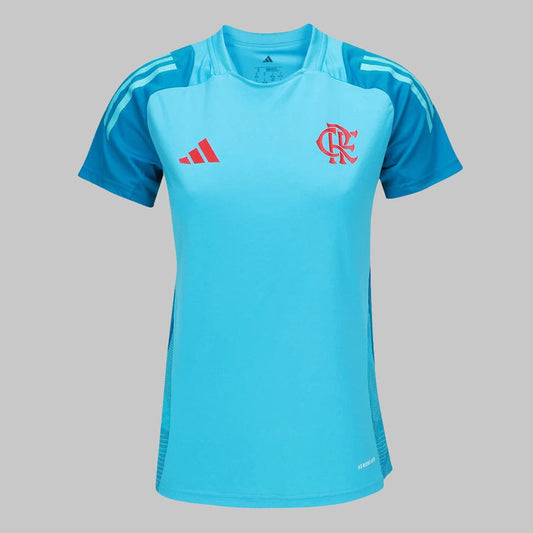 Camisa Flamengo Treino TIro Tocedor Feminina - Azul