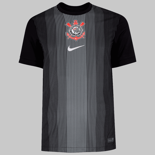 Camisa Corinthians 25/26 Masculina Goleiro  - Preto