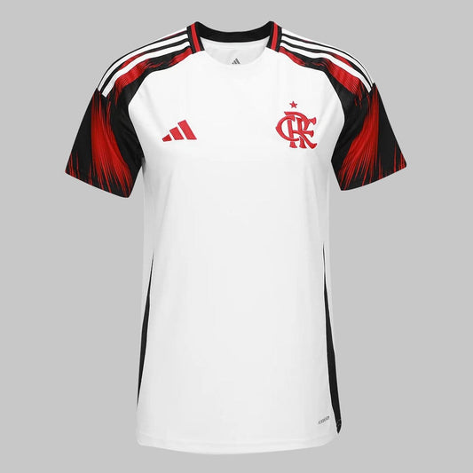 Camisa Flamengo II Tocedor Feminina - Branco