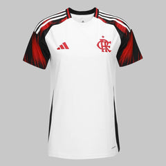 Camisa Flamengo II Tocedor Feminina - Branco