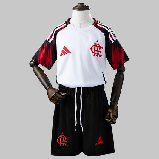 Kit Infantil Flamengo II 25/26  - Branco