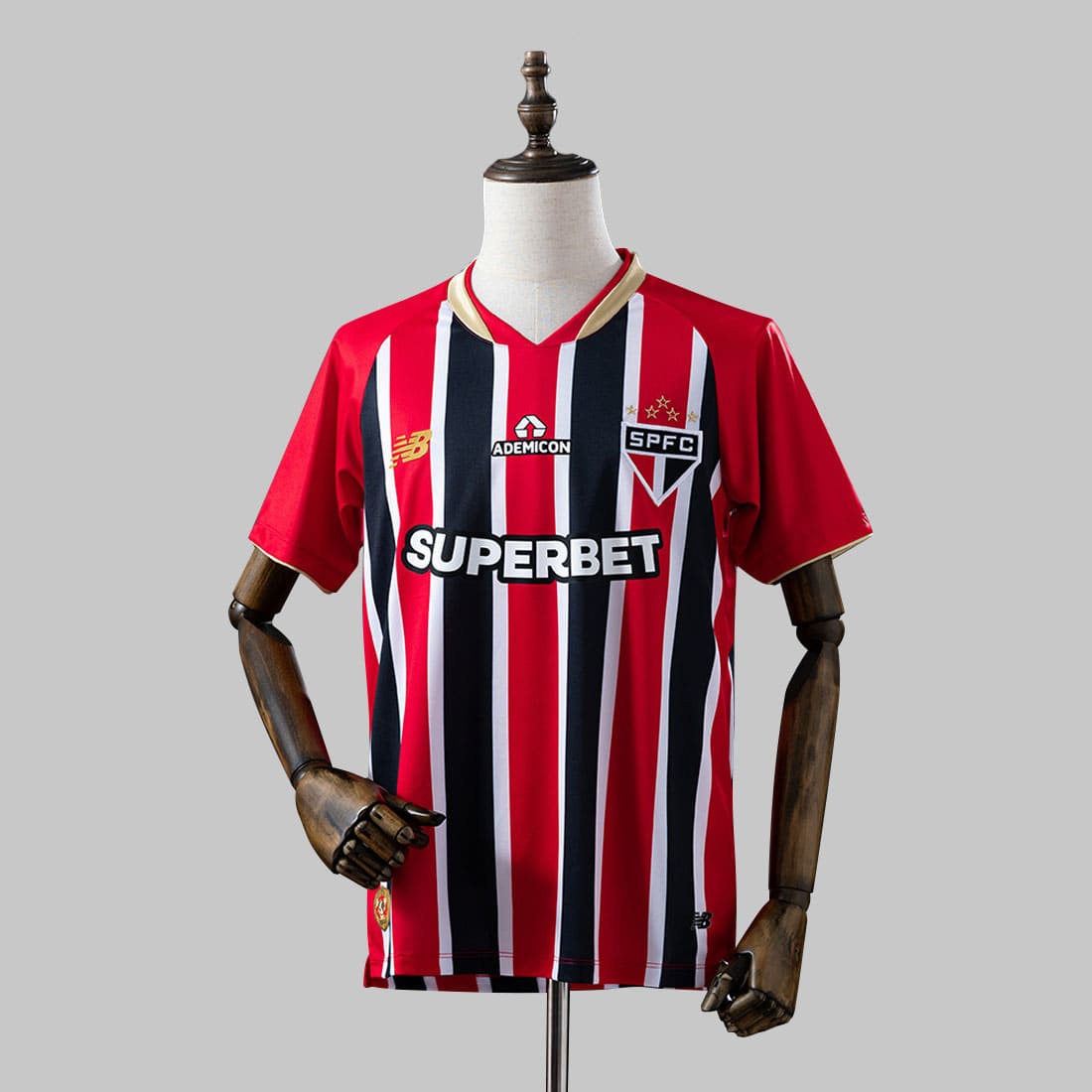 Camisa São Paulo II 25/26 Trocedor Masculina - Vermelho+Branco