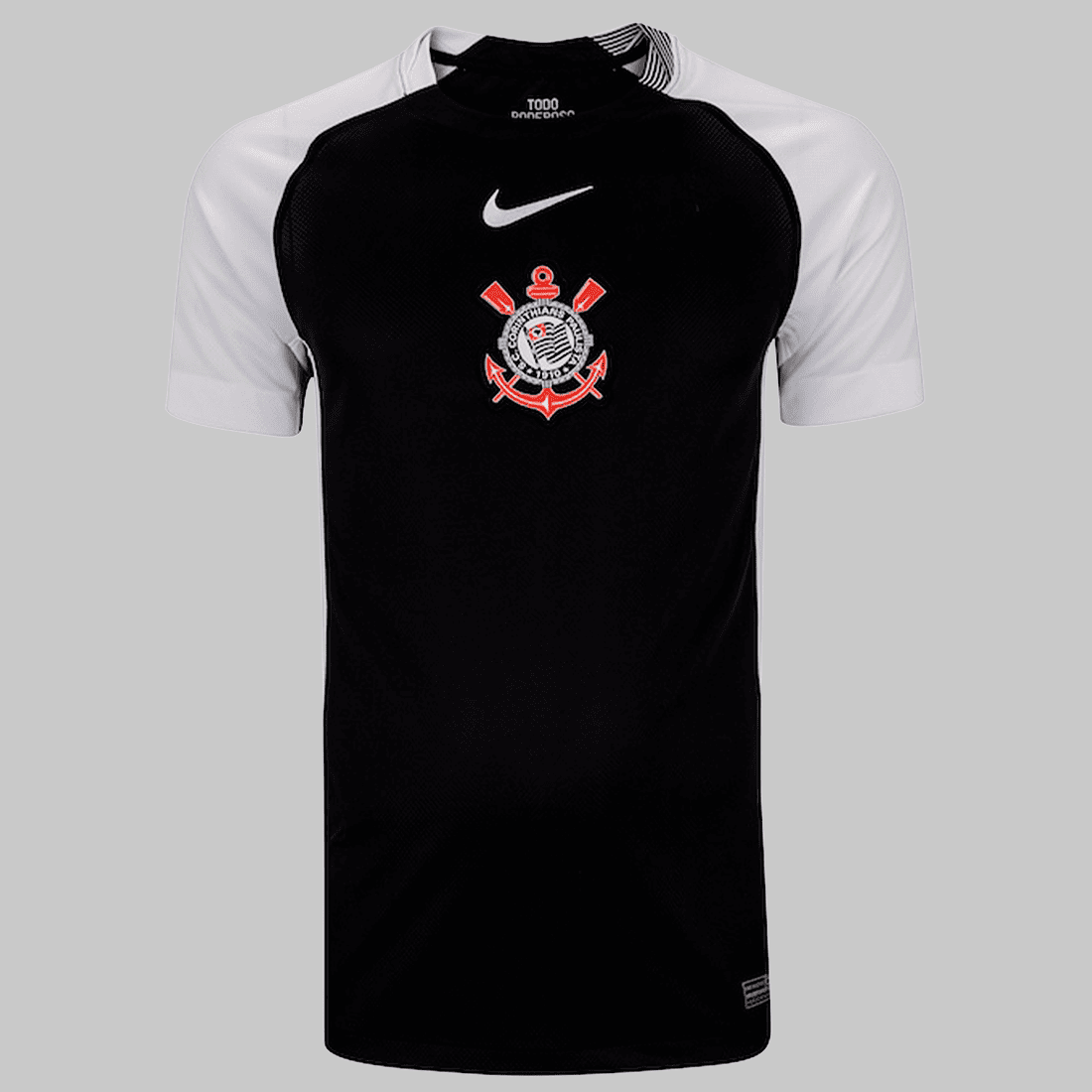 Camisa Corinthians II 25/26 Masculina - Preto+Branco