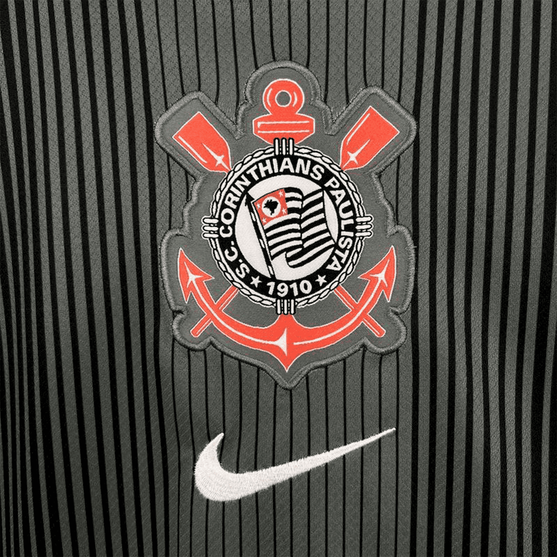 Camisa Corinthians 25/26 Masculina Goleiro  - Preto