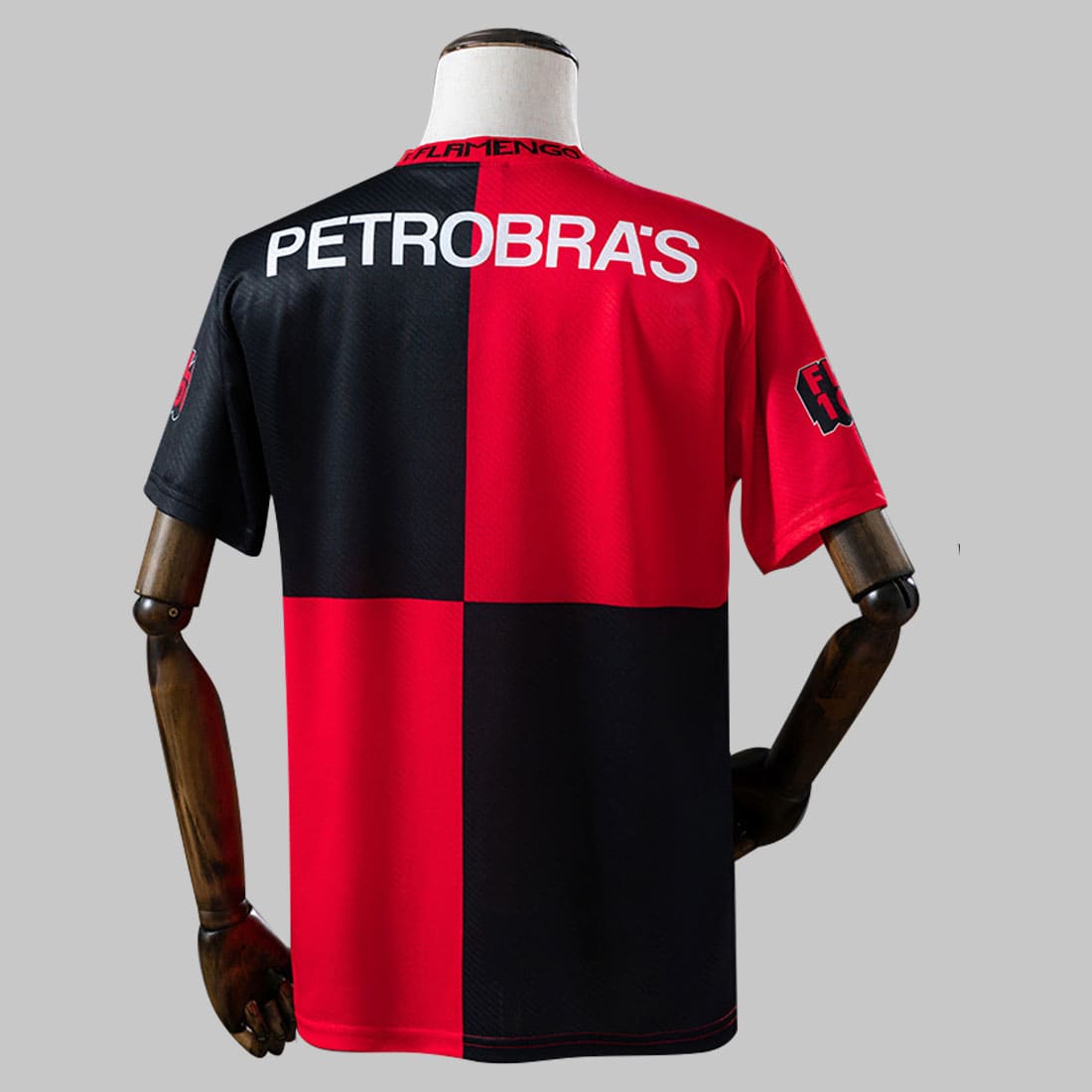 Camisa Flamengo I Retrô 1995 Masculina - Preto+Vermelho