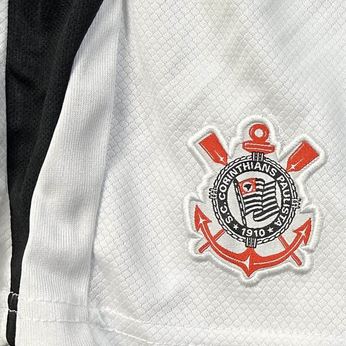 Kit Infantil Corinthians II 25/26 - Preto+Branco