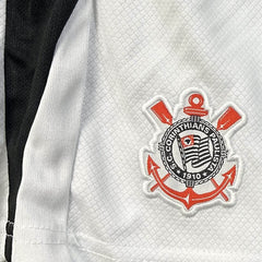 Kit Infantil Corinthians II 25/26 - Preto+Branco