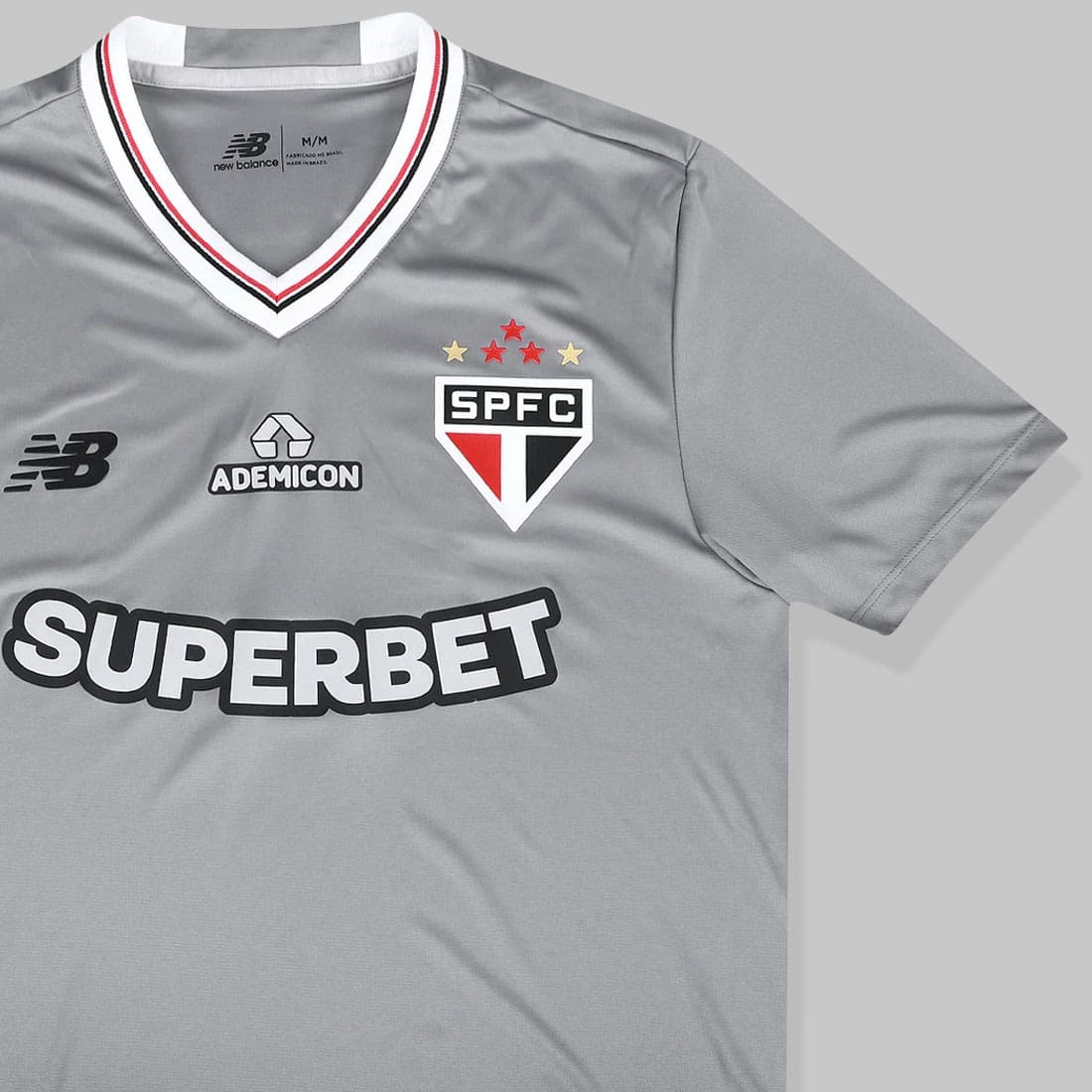 Camisa São Paulo Grey Day 25/26 Trocedor Masculina - Cinza