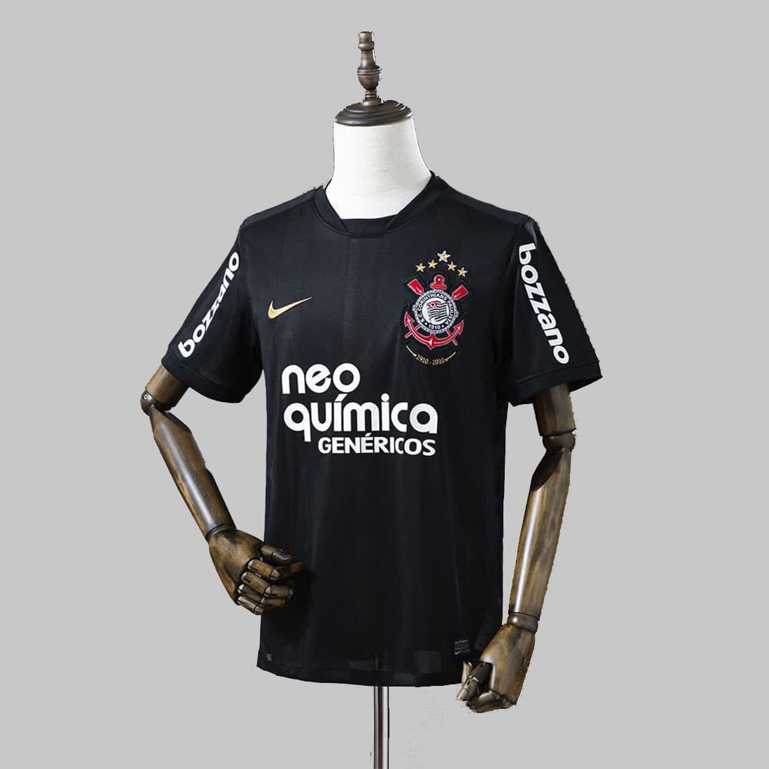 Camisa Corinthians Retrô 2010 Masculina - Preto