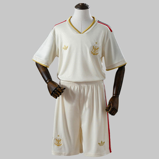 Kit Infantil Flamengo III 25/26  -  Off White