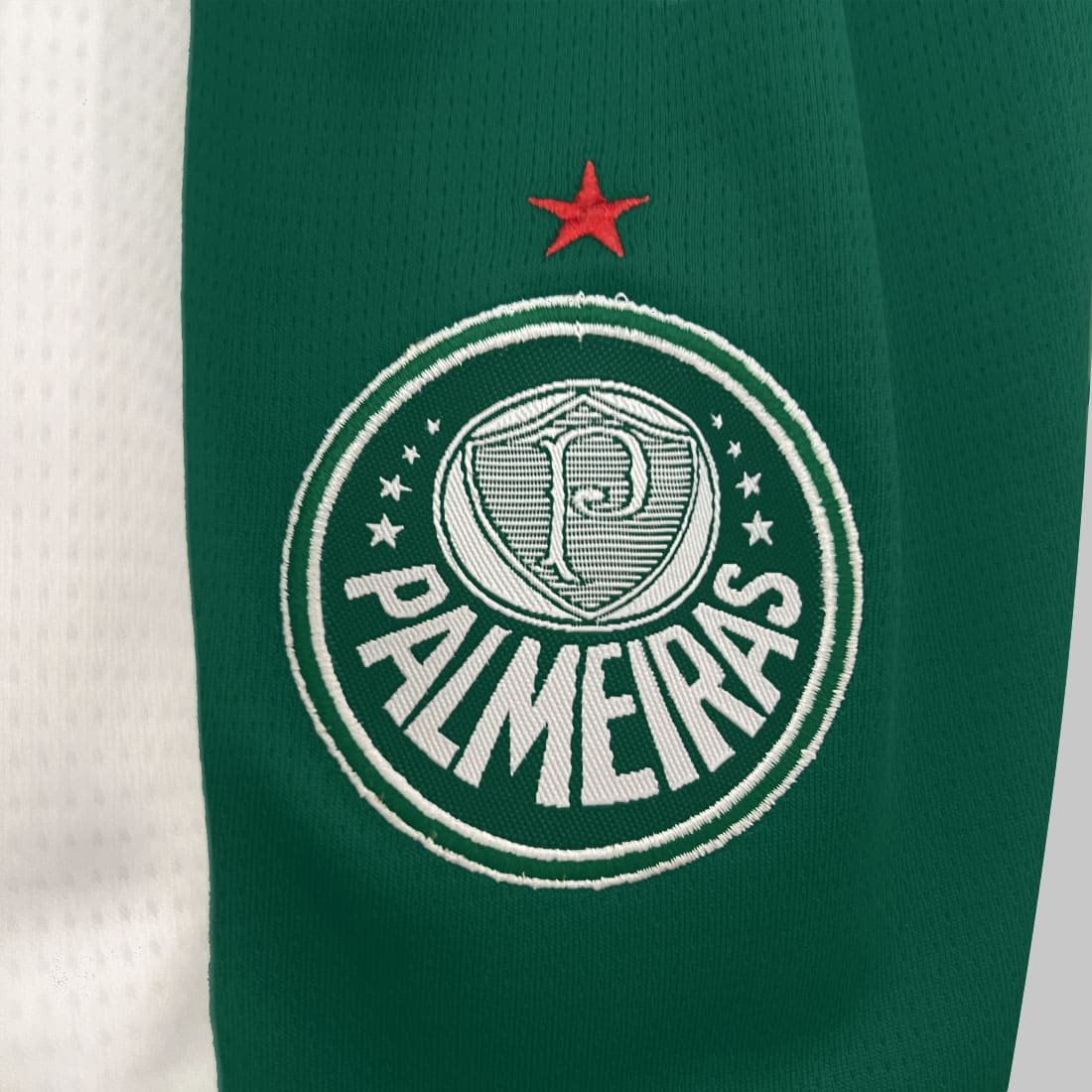 Short verde do kit infantil Palmeiras 25/26 modelo II