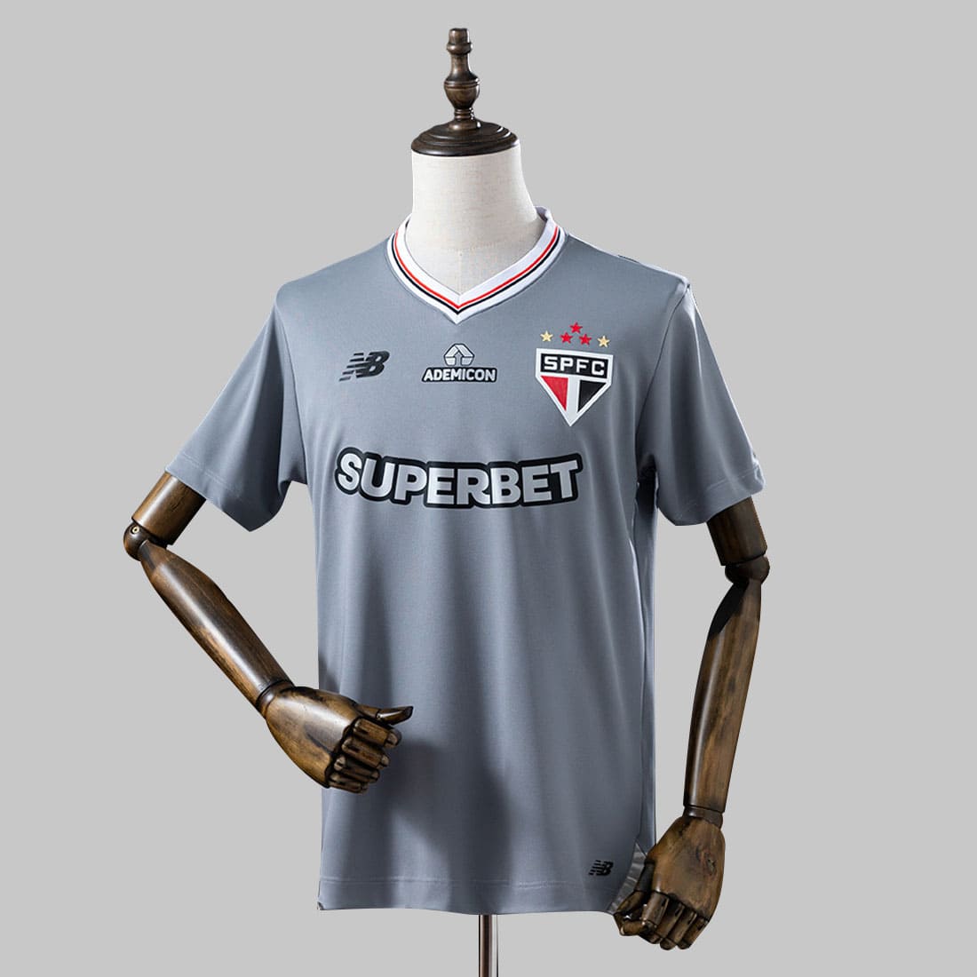 Camisa São Paulo Grey Day 25/26 Trocedor Masculina - Cinza