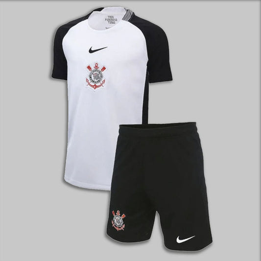 Kit Infantil Corinthians I 25/26 - Branco+Preto
